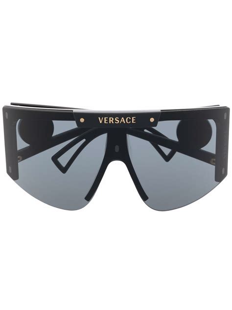 versace medusa icon shield ve4393|Versace VE4393 Sunglasses Shield Extra Interchangeable Lenses.